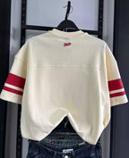 PULL&BEAR VARSITY 91 EMBROIDERED T-SHIRT