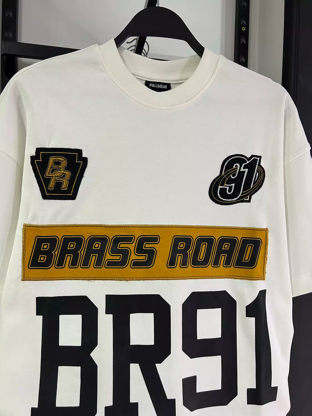 PULL&BEAR BRASS ROAD BOXY T-SHIRT