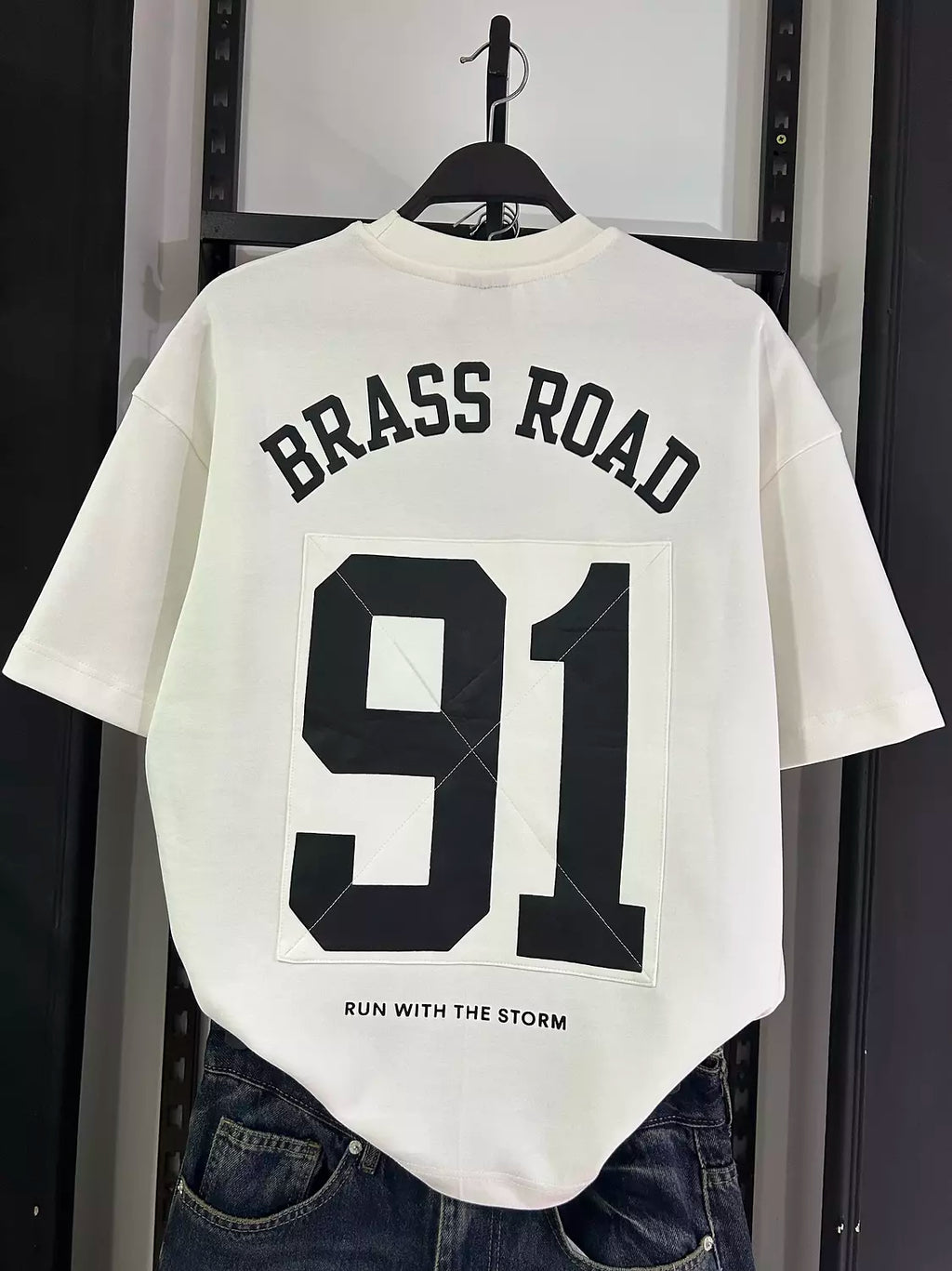 PULL&BEAR BRASS ROAD BOXY T-SHIRT