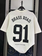 PULL&BEAR BRASS ROAD BOXY T-SHIRT