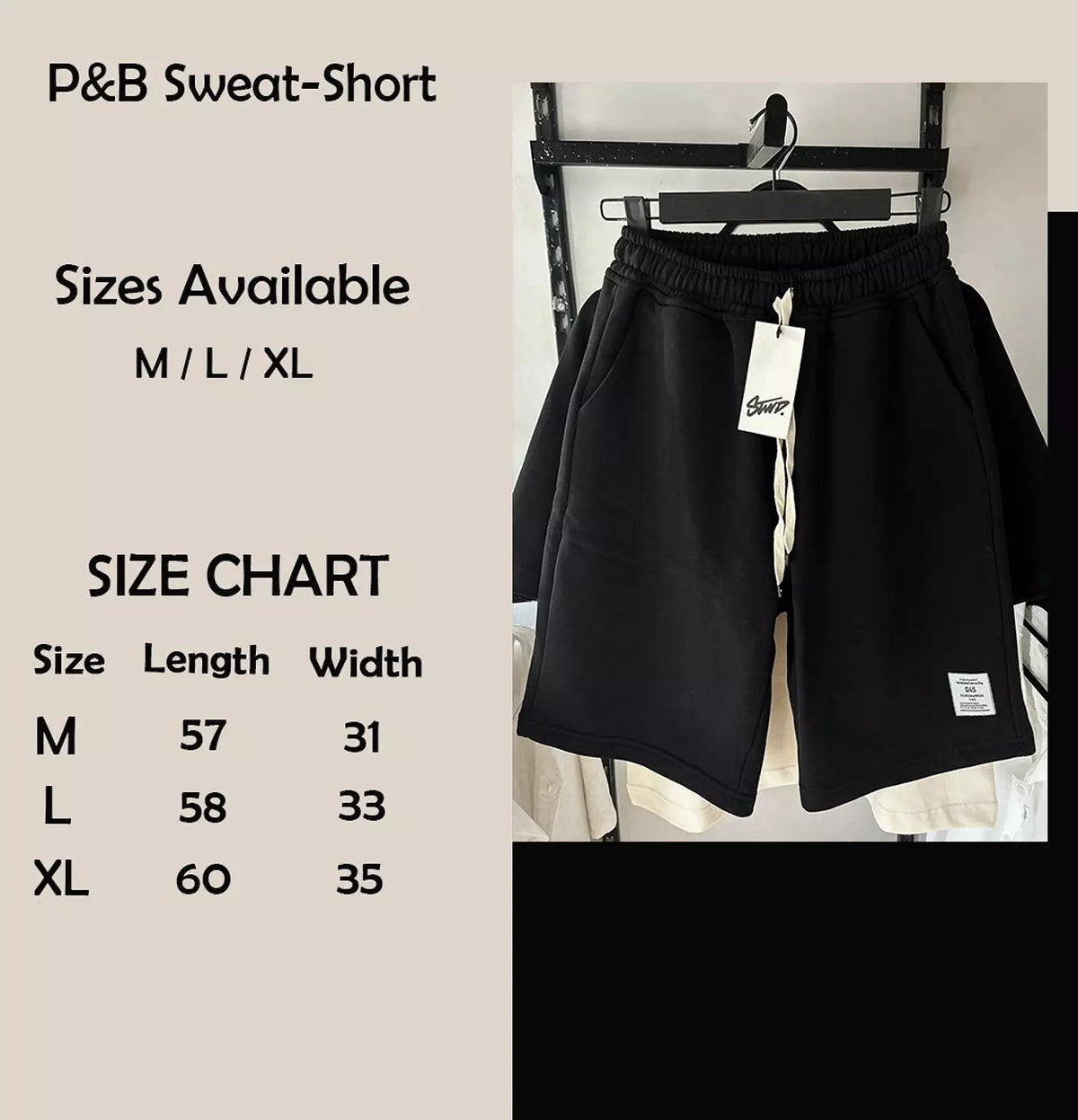 Pull&Bear Wide Leg Sweat Short