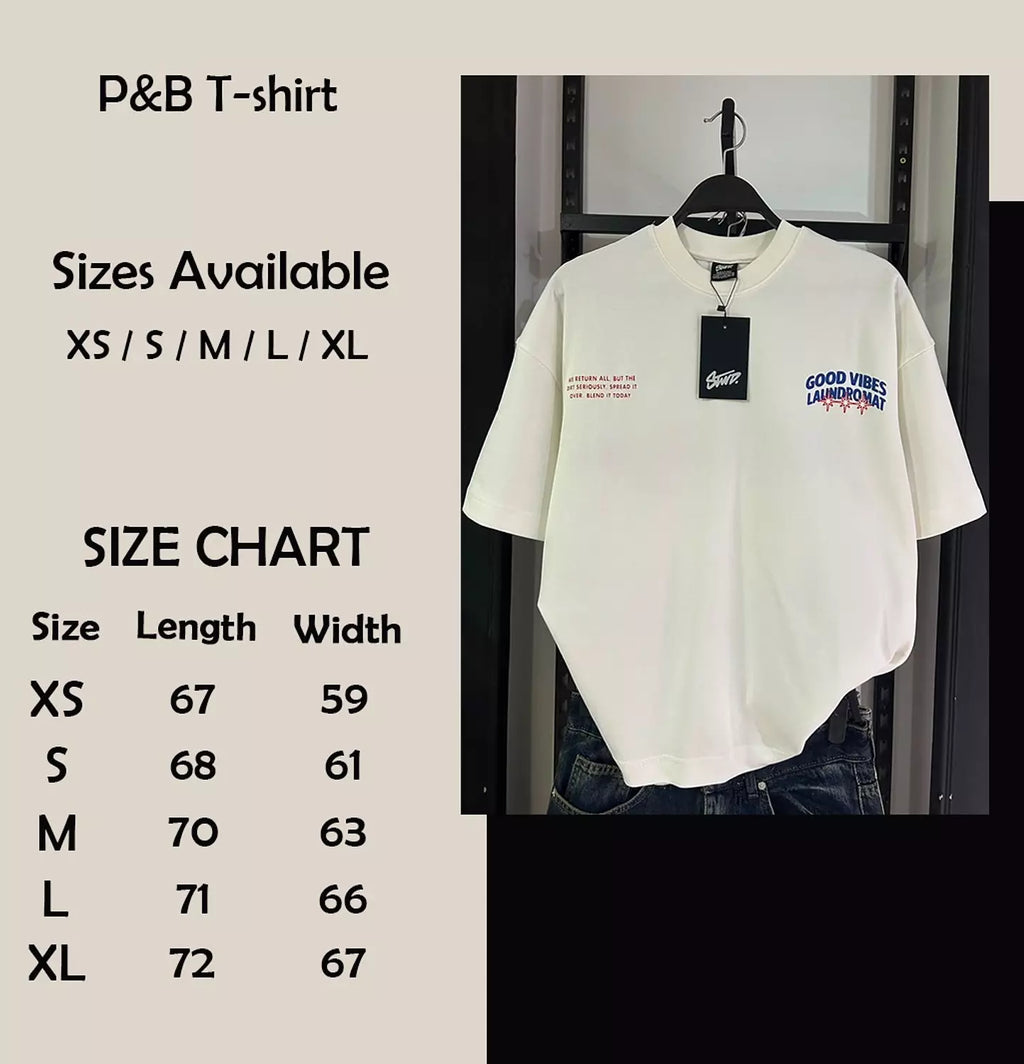 PULL&BEAR LAUNDROMAT GRAPHIC T-SHIRT