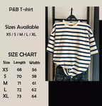 PULL&BEAR STRIPED SHORT SLEEVE T-SHIRT - BLUE