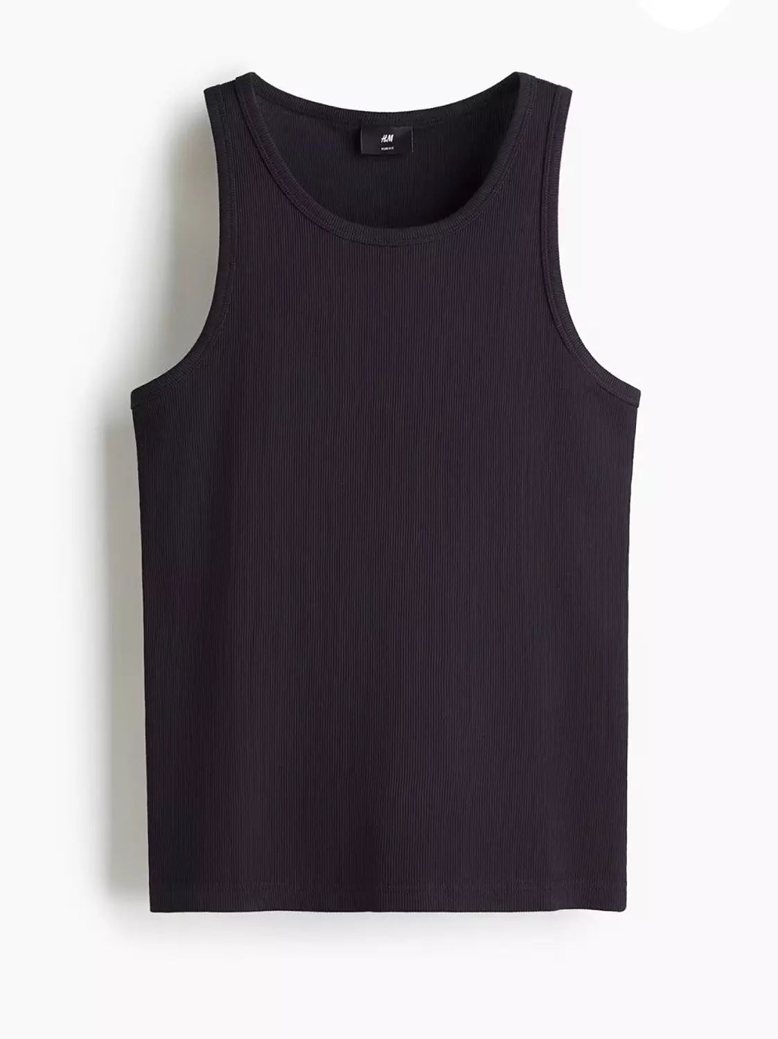 H&M SLIM FIT RIBBED TANK TOP