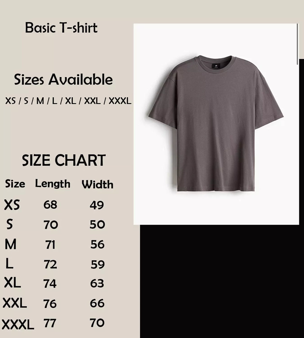 H&M Basic Oversize T-shirt