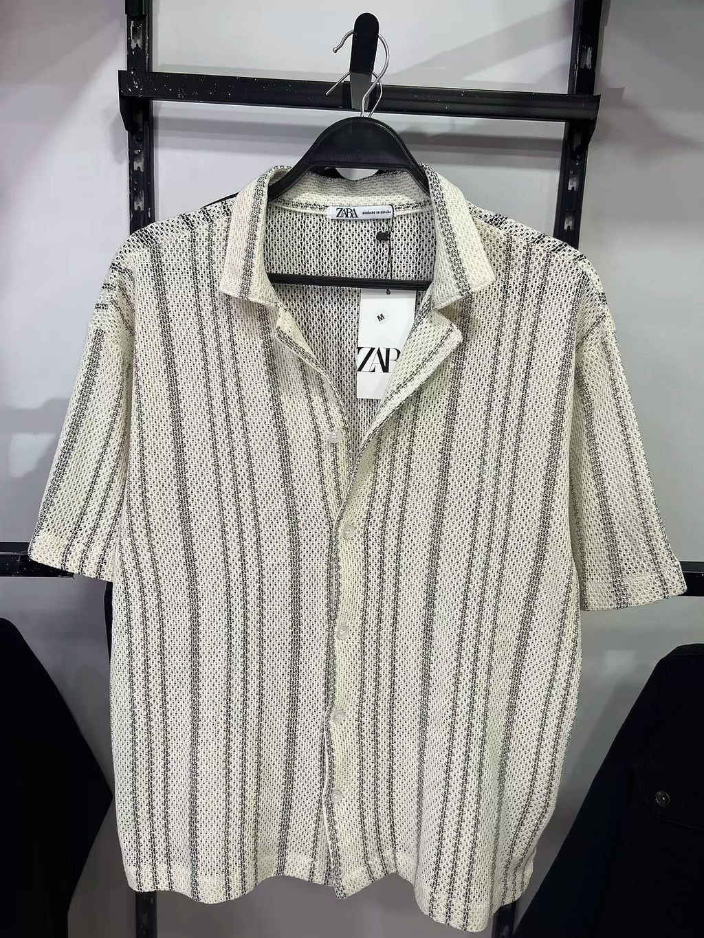 Zara Crochet Knit Shirt