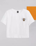 Shein Bee Crop Tee
