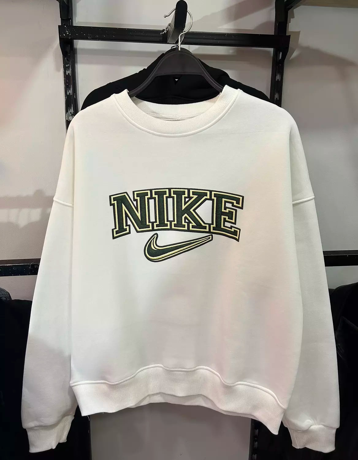 Nike Vintage Logo Crewneck – White