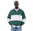 Pull&Bear Half-Zip Polo Sweatshirt