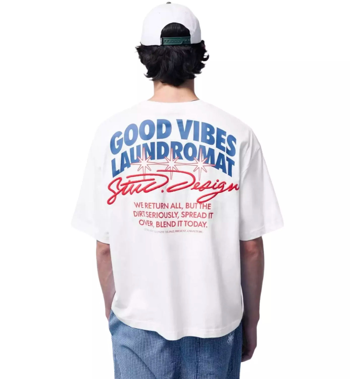 PULL&BEAR LAUNDROMAT GRAPHIC T-SHIRT