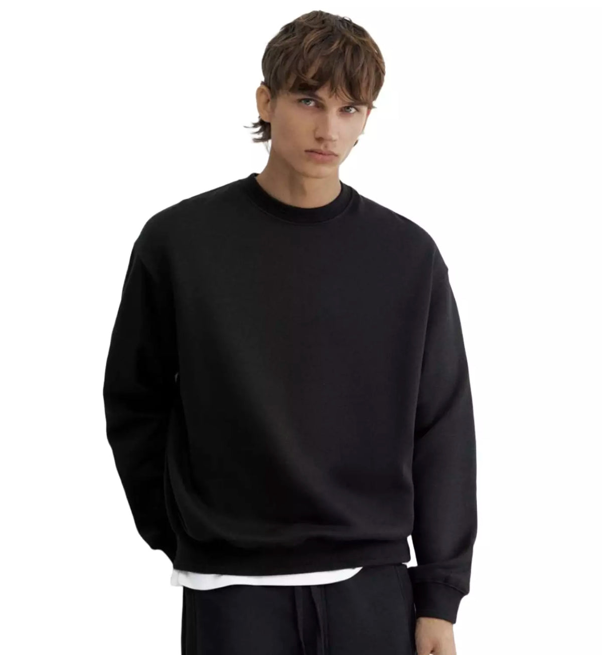 Pull&Bear Oversized Basic Sweatshirt