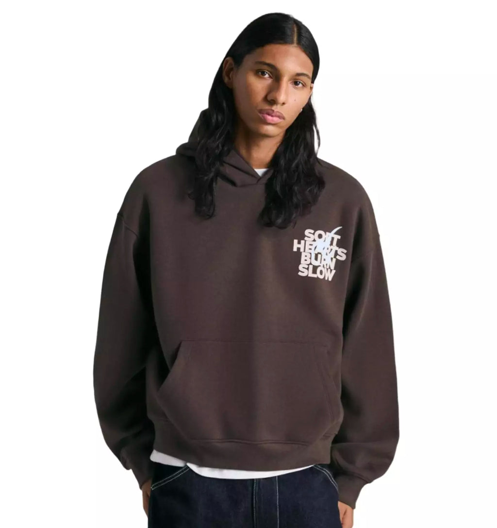 BERSHKA PRINTED HOODIE