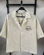 Stay True Embroidered Stripe Shirt