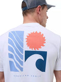 American Eagle Printed White T-shirt