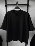 BLACK BASIC BOXY T-SHIRT