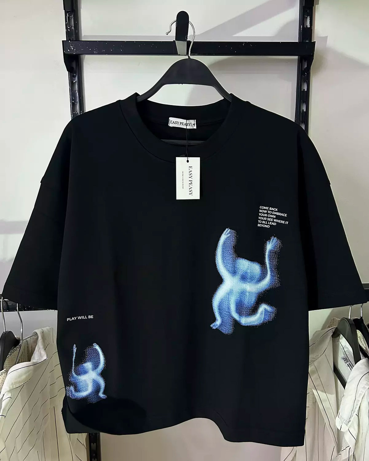 Blue Motion Boxy Fit T-Shirt