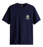 H&M Dark Blue Printed Loose Fit T-shirt