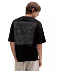 Pull&Bear Chaos Fingerprint Oversized T-Shirt