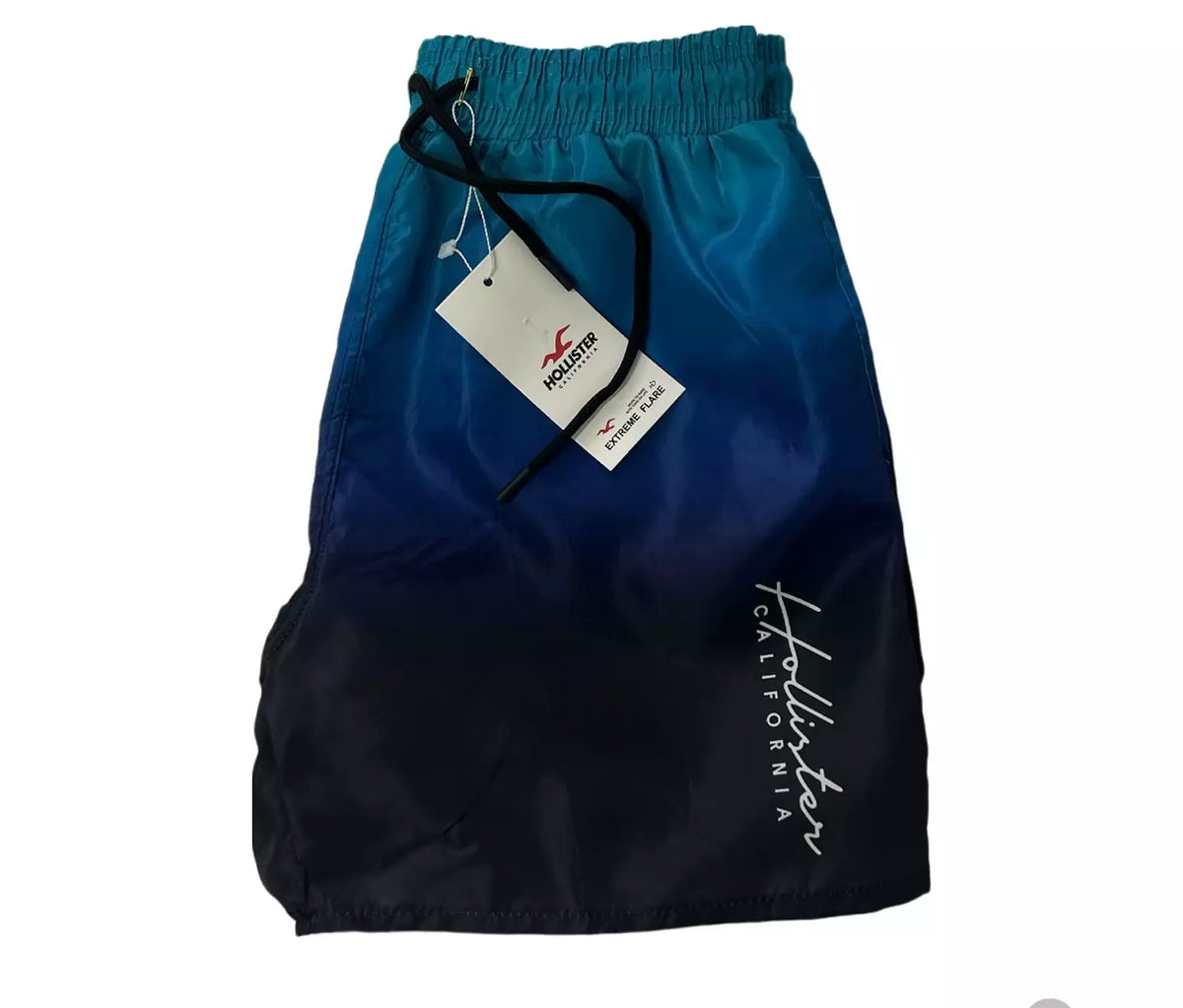 Hollister Blue*Black Ombre Swim Short