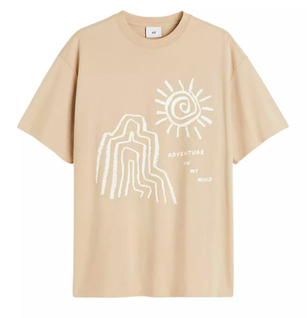 H&M Loose Fit Printed T-shirt