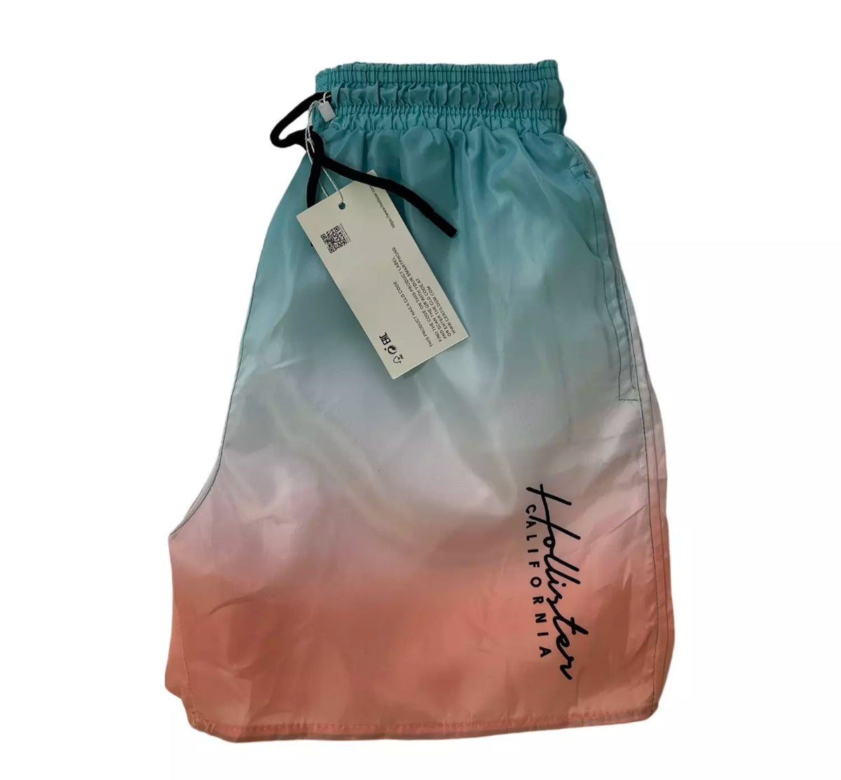 Hollister Baby Blue*Orange Ombre Swim Short