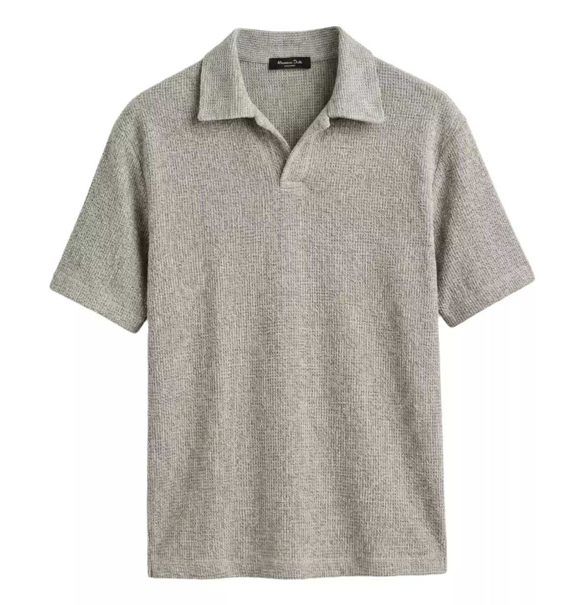 Massimo Dutti Textured Polo Tee