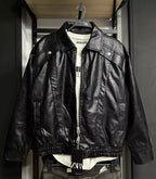 Zara Faux Leather Zip-Up Bomber Jacket