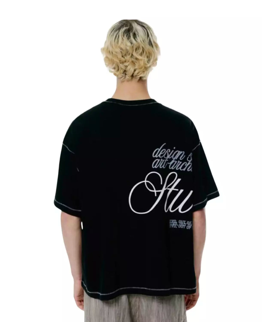 Pull&Bear Still Typography Oversized T-Shirt
