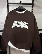 Dark Brown Crewneck Sweatshirt
