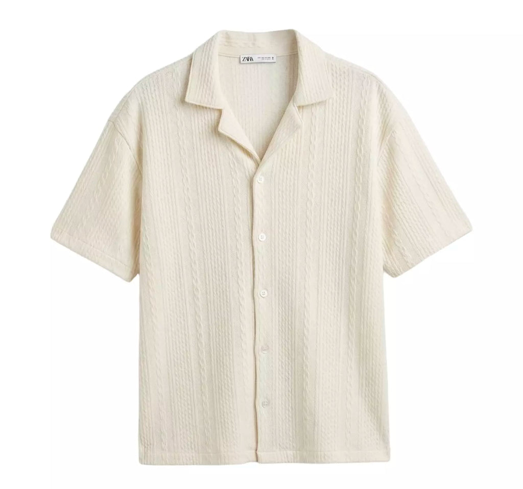 Zara Knit Half Sleaves Shirt
