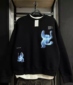 Blue Motion Graphic Sweatshirt