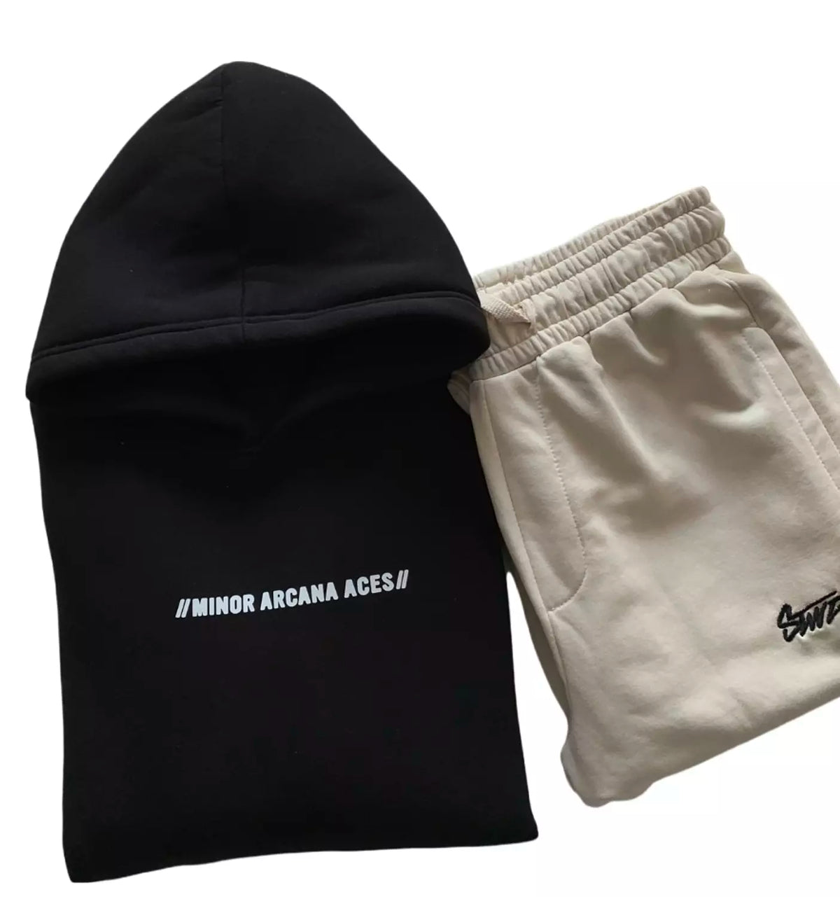 Print hoodie With Slogan