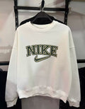 Nike Vintage Logo Crewneck – White