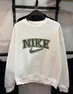 Nike Vintage Logo Crewneck – White