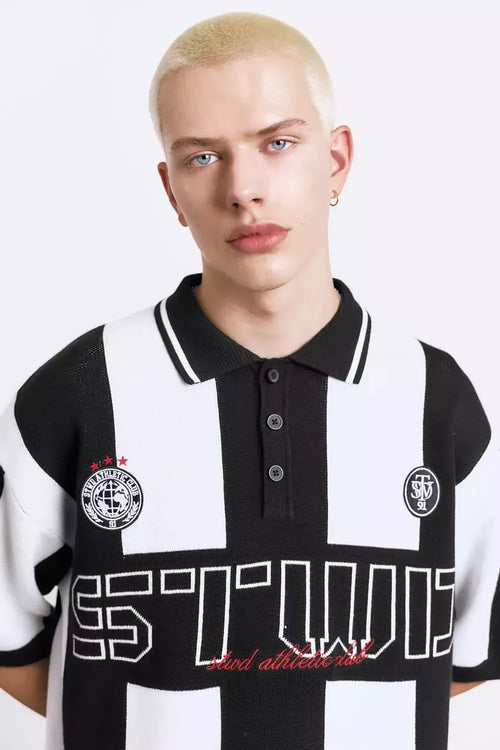 PULL&BEAR STRIPED - POLO SHIRT