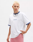 Pull&Bear Studio Design Oversized Ringer T-Shirt