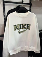 Nike Vintage Logo Crewneck – White