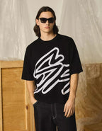 BERSHKA SHORT SLEEVE PRINT T-SHIRT