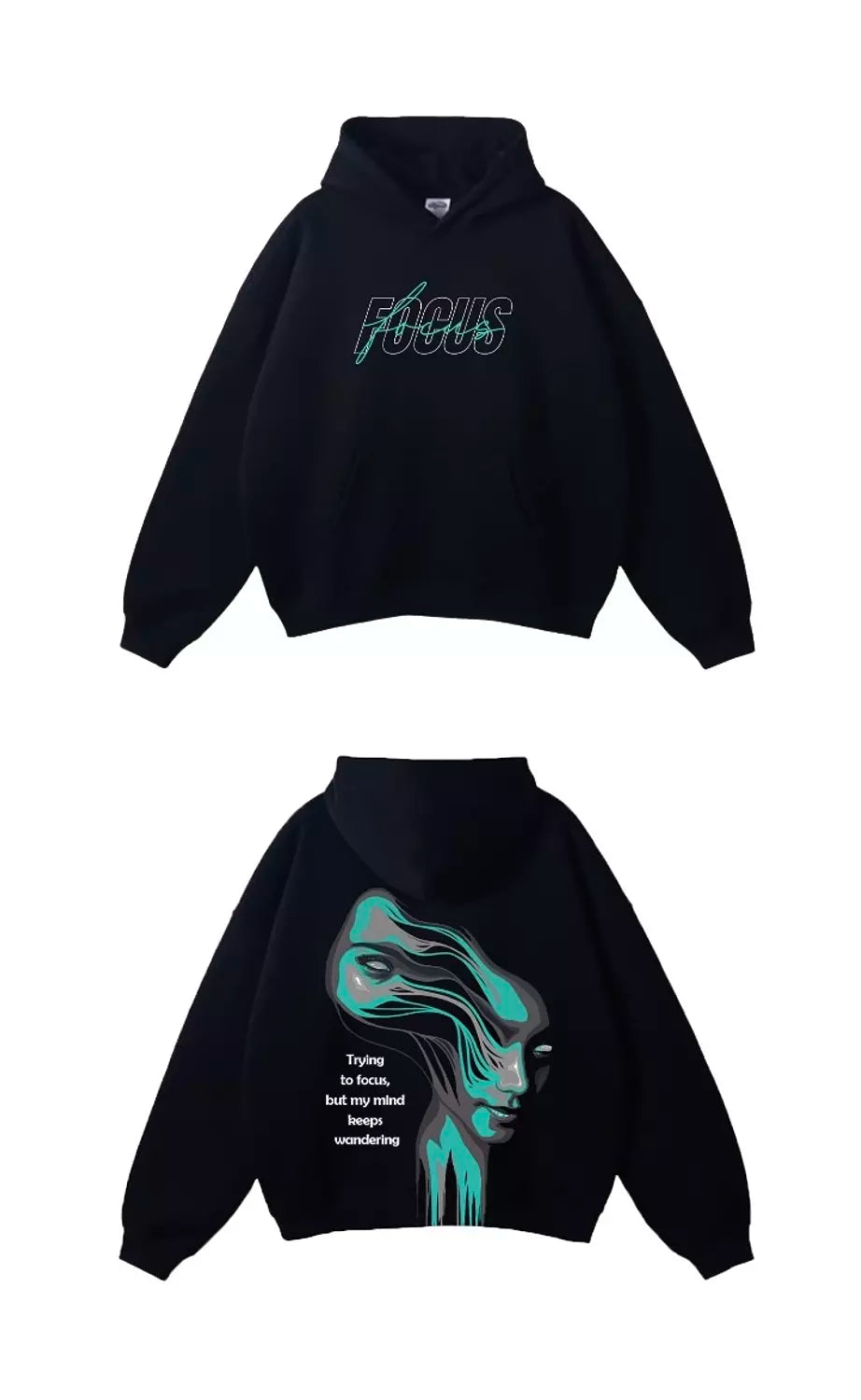 Focus Oversize Hoodie