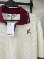 Bershka Heritage Crest Knit Polo