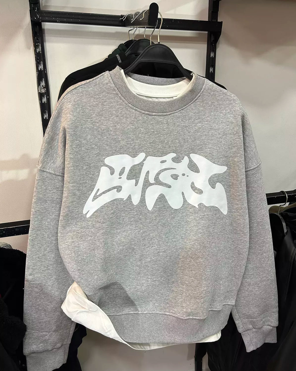 Light Grey Crewneck Sweatshirt
