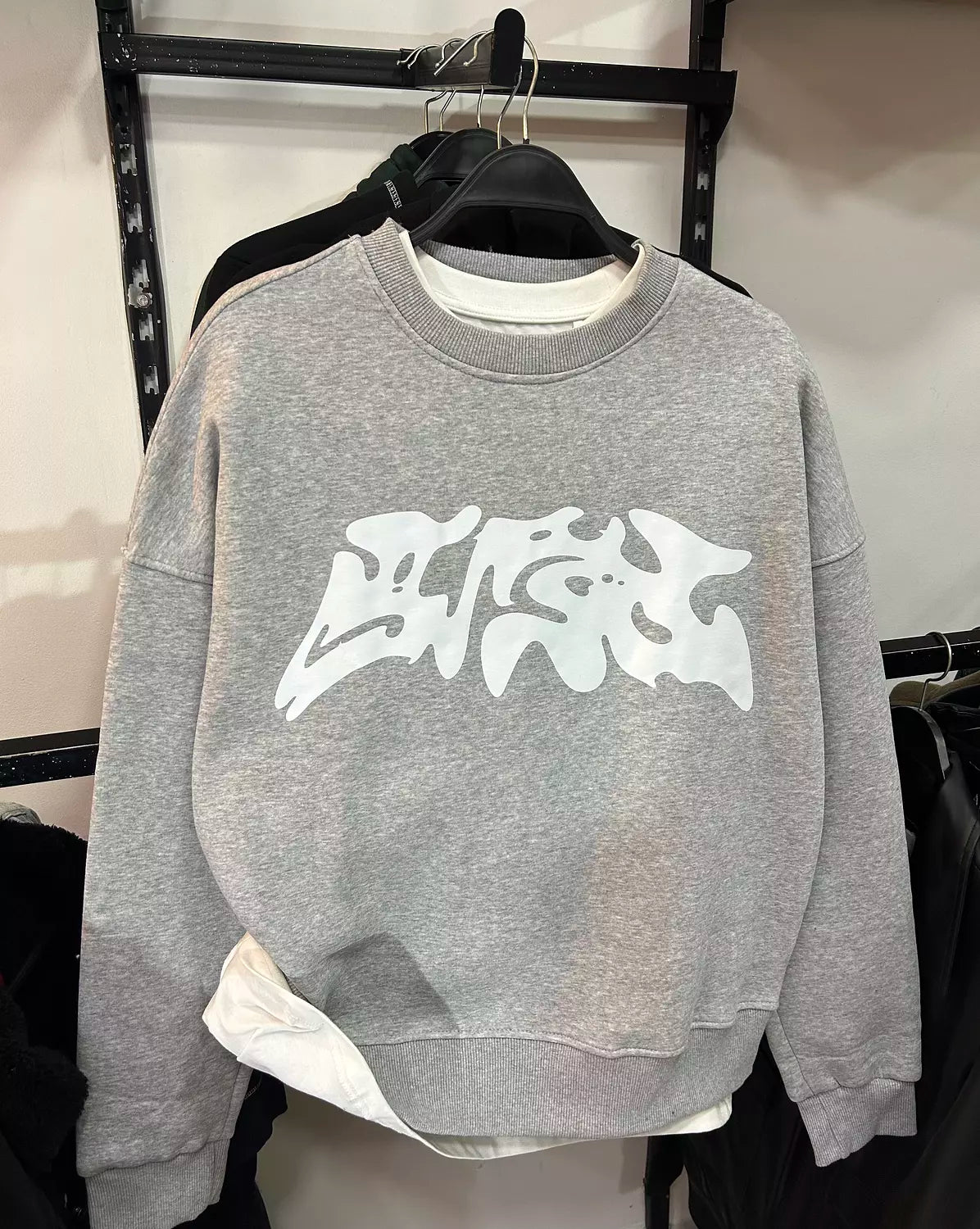 Light Grey Crewneck Sweatshirt