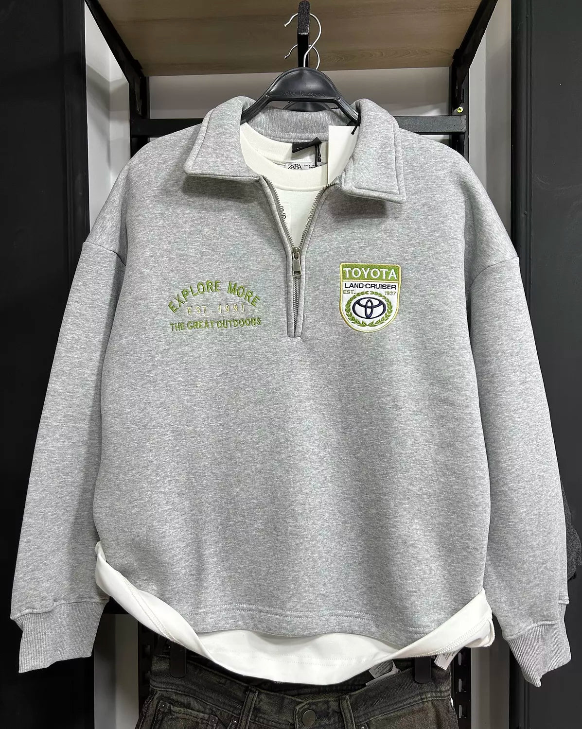 Toyota Land Cruiser Half-Zip Sweatshirt