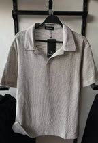 Massimo Dutti Textured Polo Tee