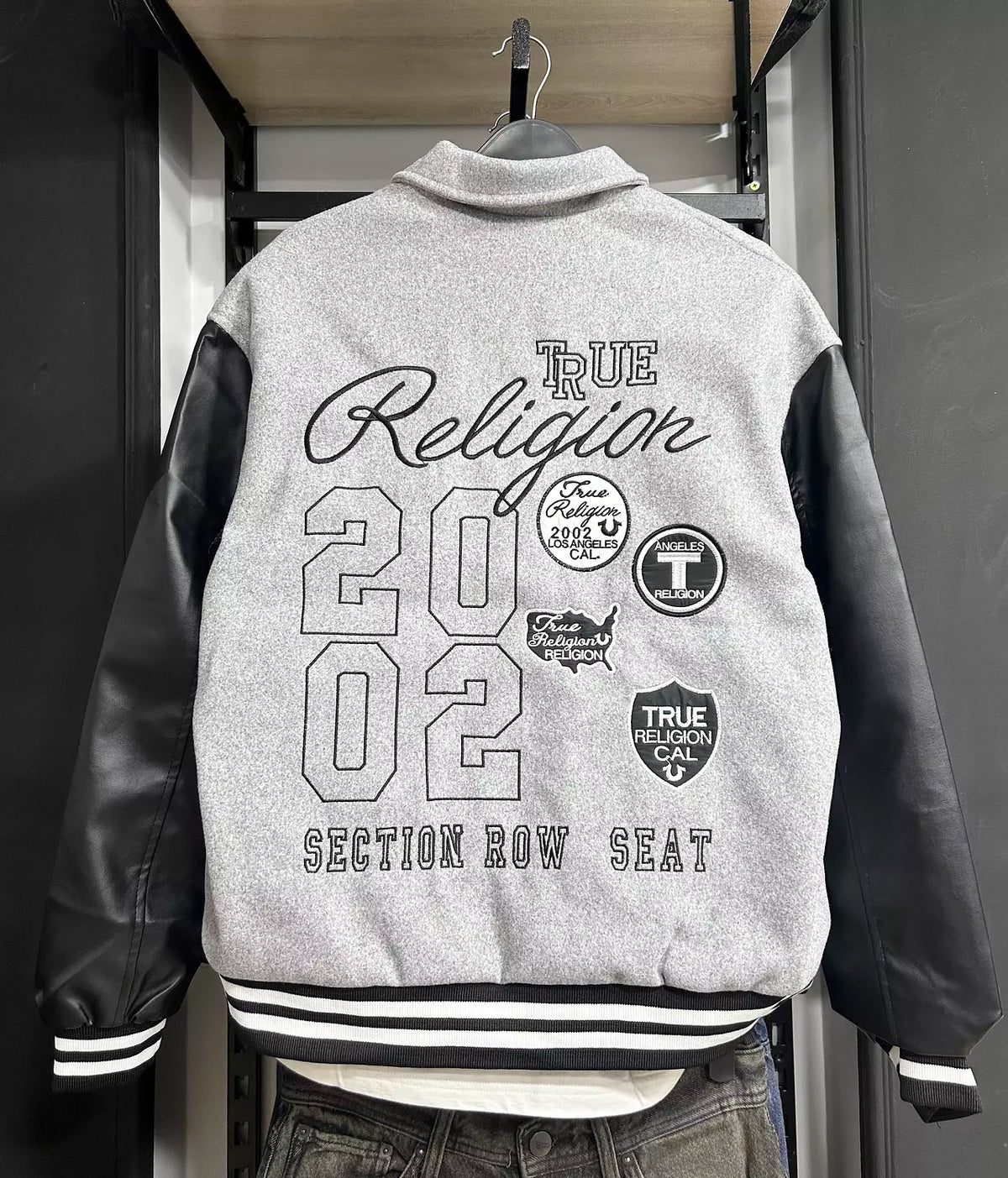 True Religion Varsity Bomber Jacket