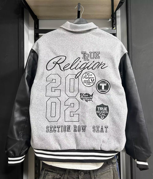 True Religion Varsity Bomber Jacket