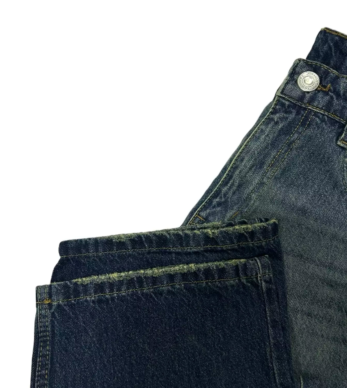 Contrast Wash Denim Jeans