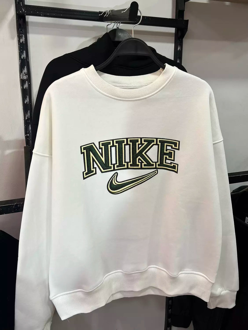 Nike Vintage Logo Crewneck – White