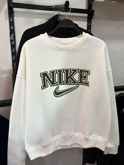 Nike Vintage Logo Crewneck – White