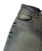 Vintage Wash Wide-Leg Jeans